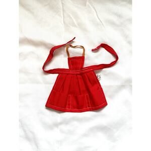 Vintage 1960's Mattel Barbie #962 "WHAT'S COOKIN" Red Apron